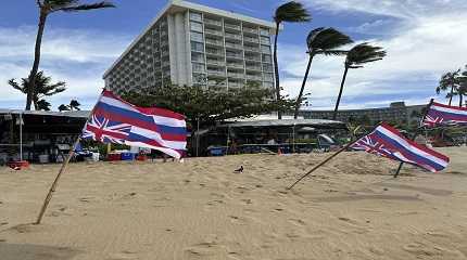 hawaiian flags