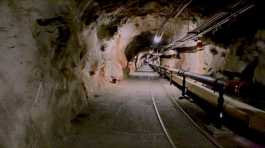 A tunnel inside the Red Hill Underground Fuel Storage Facility
