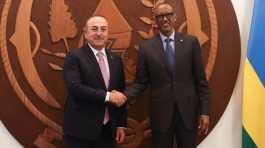 Mevlut Cavusoglu n Paul Kagame
