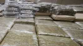 Afghan narcotics police seized hashish