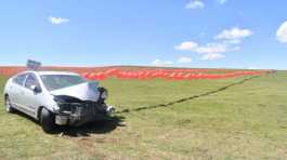 Road Accident In Mongolia