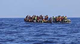 rescued 18 Syrian migrants