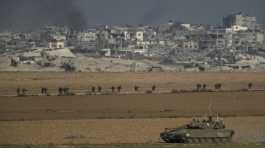 Battles raged Gaza
